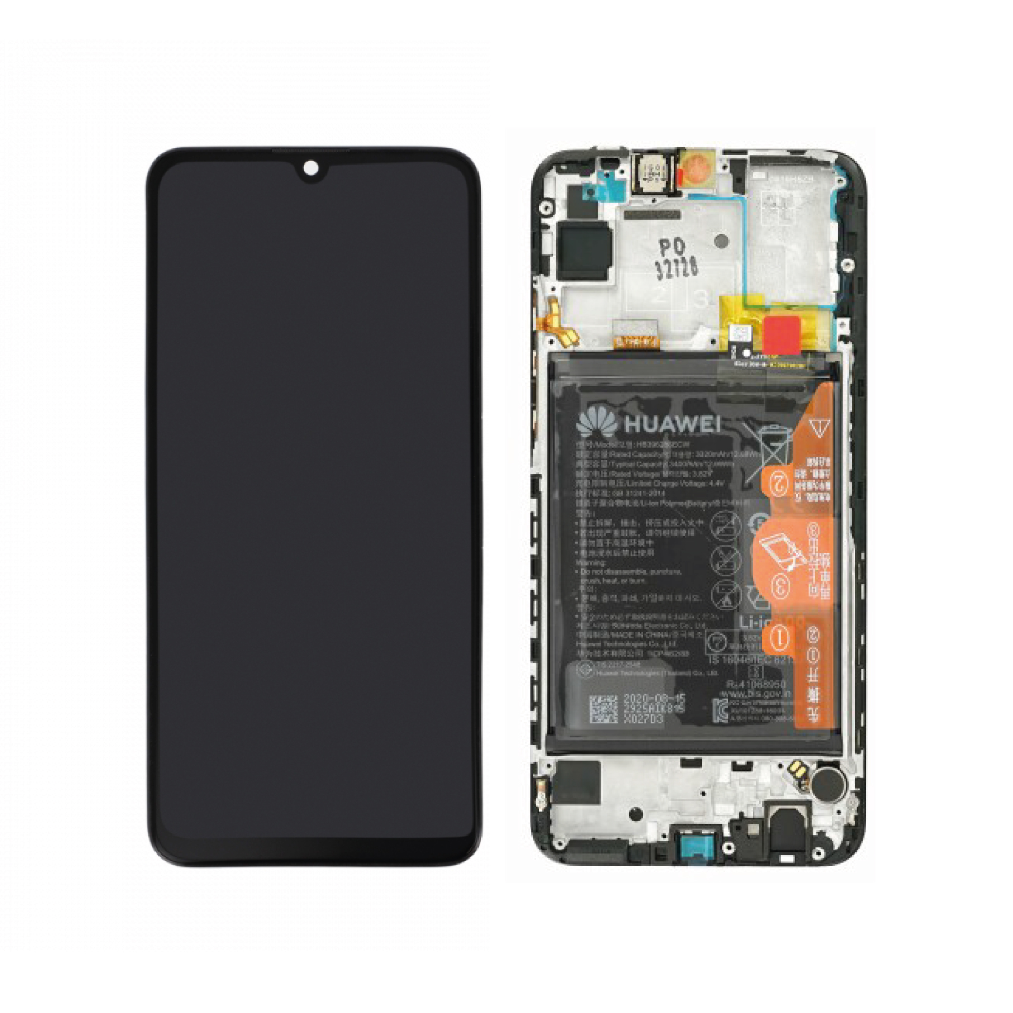 990-02353rjt Ecrã Display para Huawei P Smart 2020 (Bateria Integrada) (SERVICE PACK) - Image 1