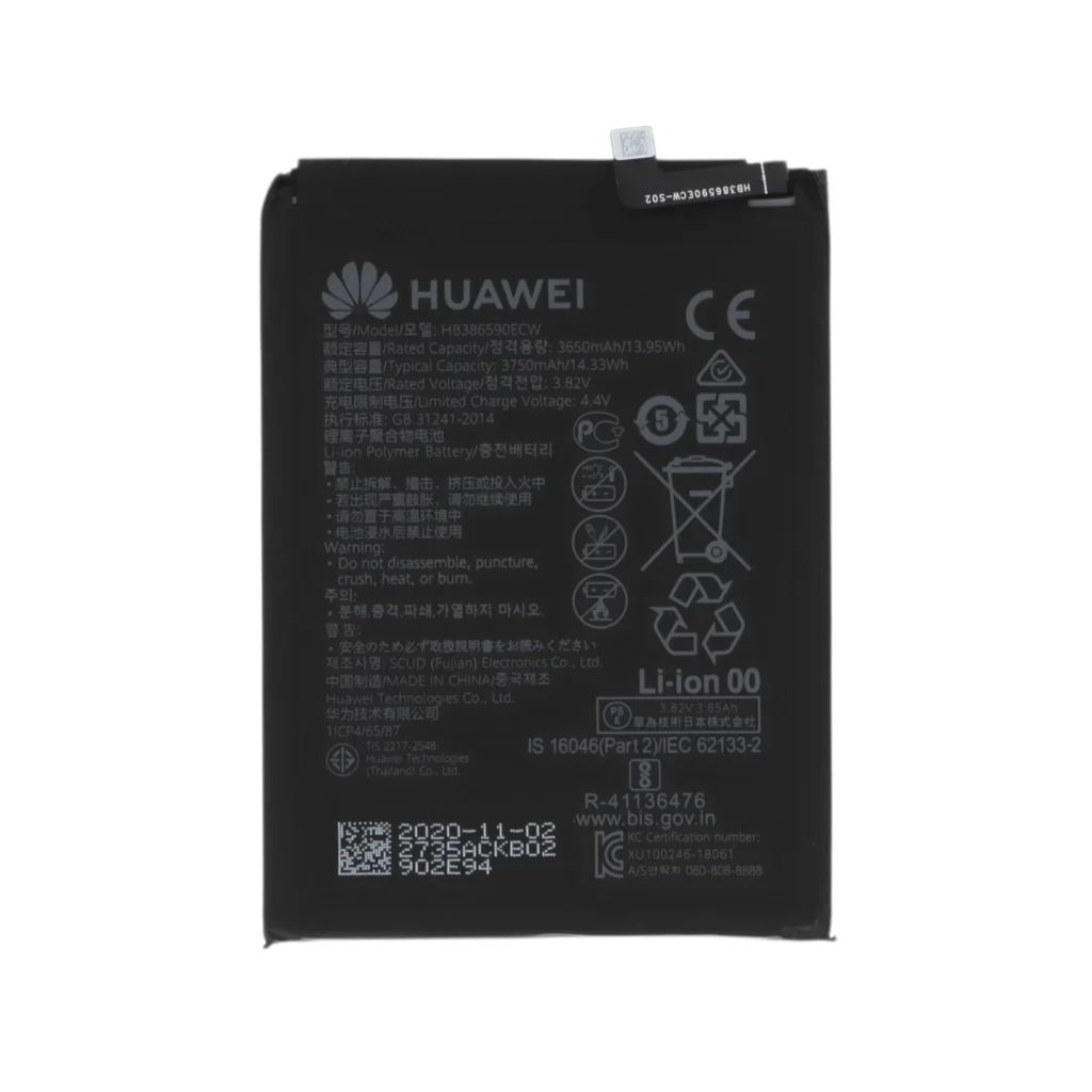 Bateria HB386590ECW para Honor 8X / 9X Lite (SERVICE PACK)