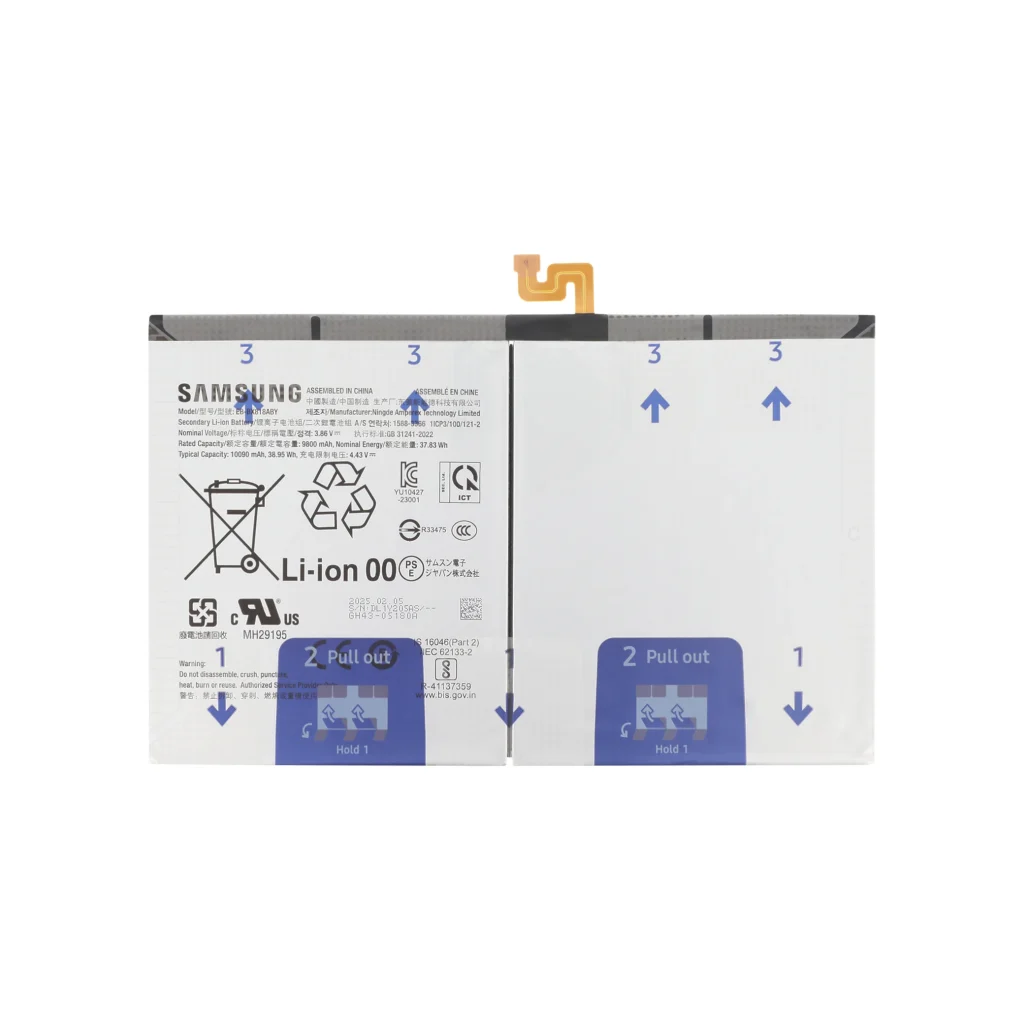 Bateria para Galaxy Tab S9 FE+ 12.4’’ Samsung (SERVICE PACK)