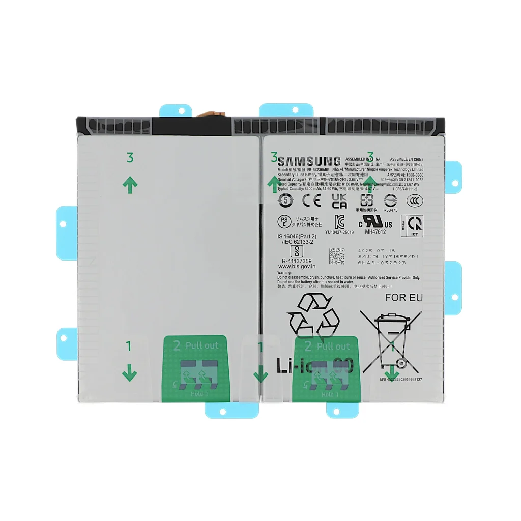 Bateria para Samsung Galaxy Tab S11 5G (X736) (SERVICE PACK)