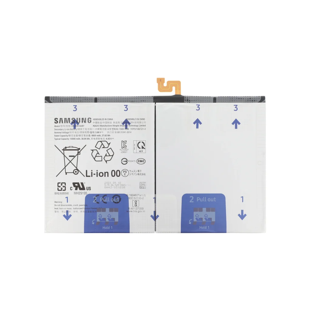 Bateria para Samsung Galaxy Tab S9+ (X810/X816) (SERVICE PACK)
