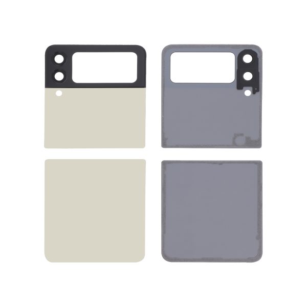 Tampa Traseira Completa Bege para Samsung Galaxy Z Flip3 5G