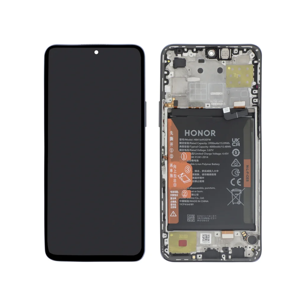 Ecrã Display Azul Oceano para Honor X8 4G (SERVICE PACK)