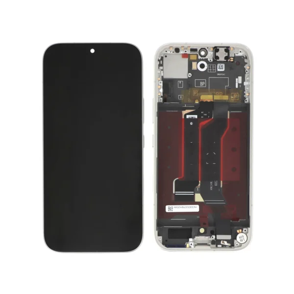 Ecrã Display Branco / Dourado para Honor 600 Pro (SERVICE PACK)