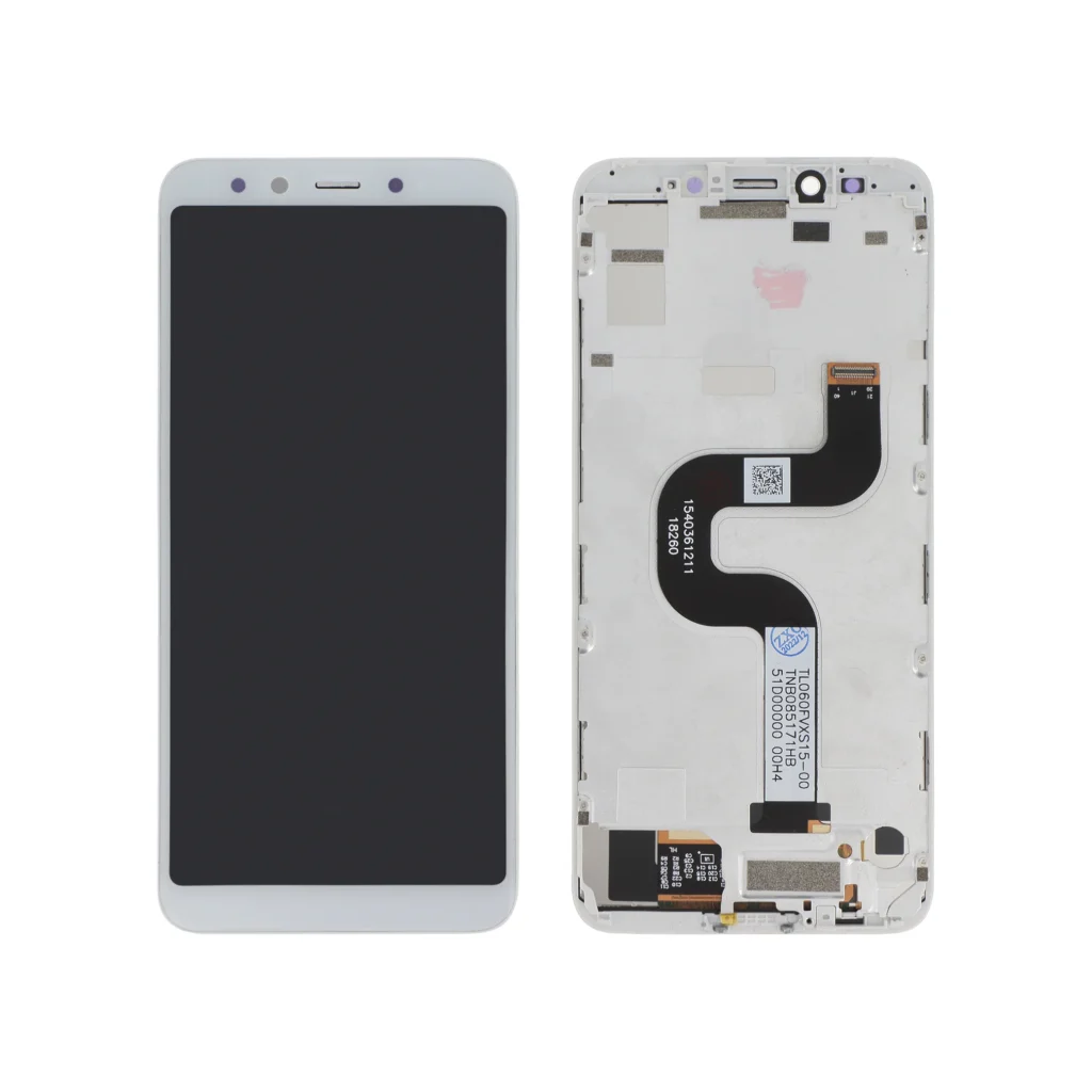 Ecrã Display Branco para Xiaomi Mi A2 (Com Frame)