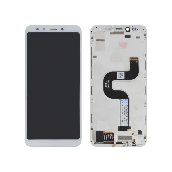 Ecrã Display Branco para Xiaomi Mi A2 (Com Frame)