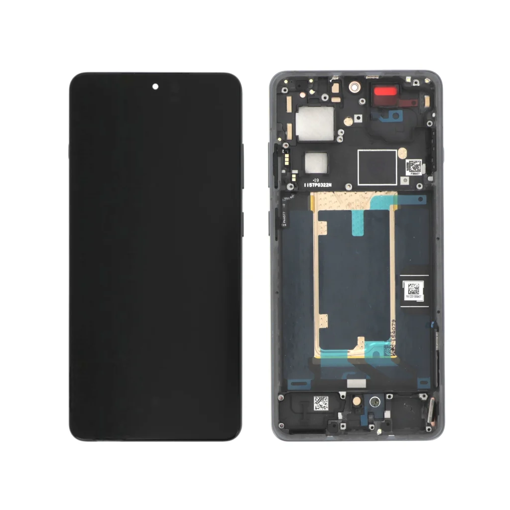 Ecrã Display completo para OnePlus 13R Preto (Com Frame) - OEM ReLife