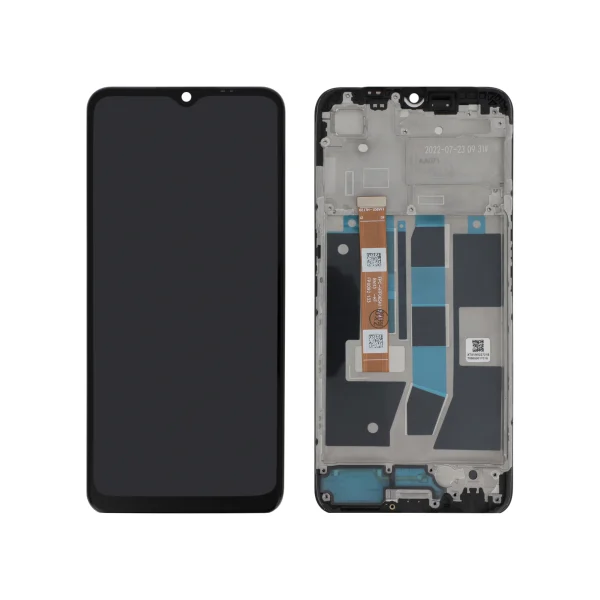 Ecrã Display completo para Oppo A16s (Preto) (SERVICE PACK)