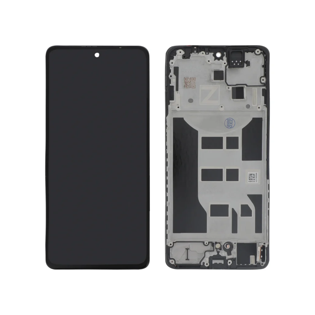 Ecrã Display completo para Oppo Reno12 F 4G/5G (Preto) com Frame - OEM ReLife