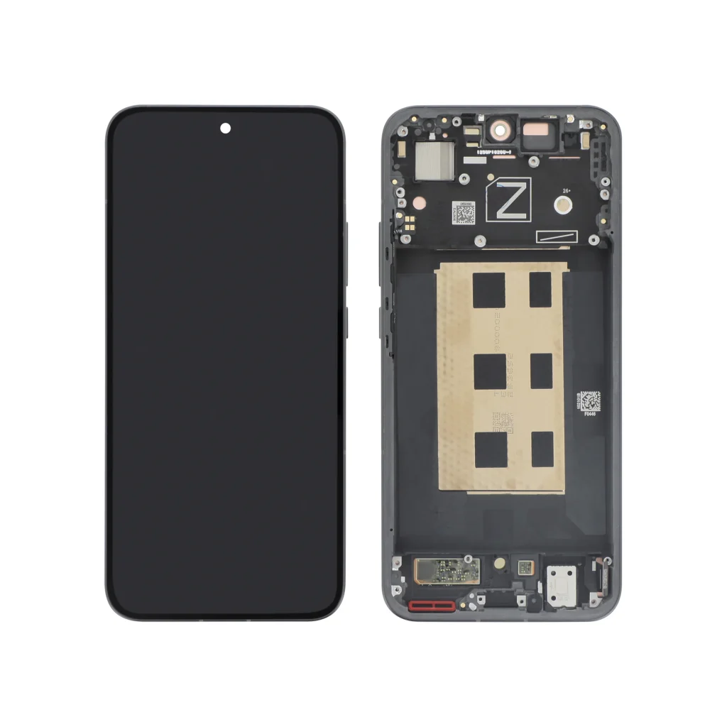 Ecrã Display completo para Oppo Reno13 5G Preto (Com Frame) - OEM ReLife