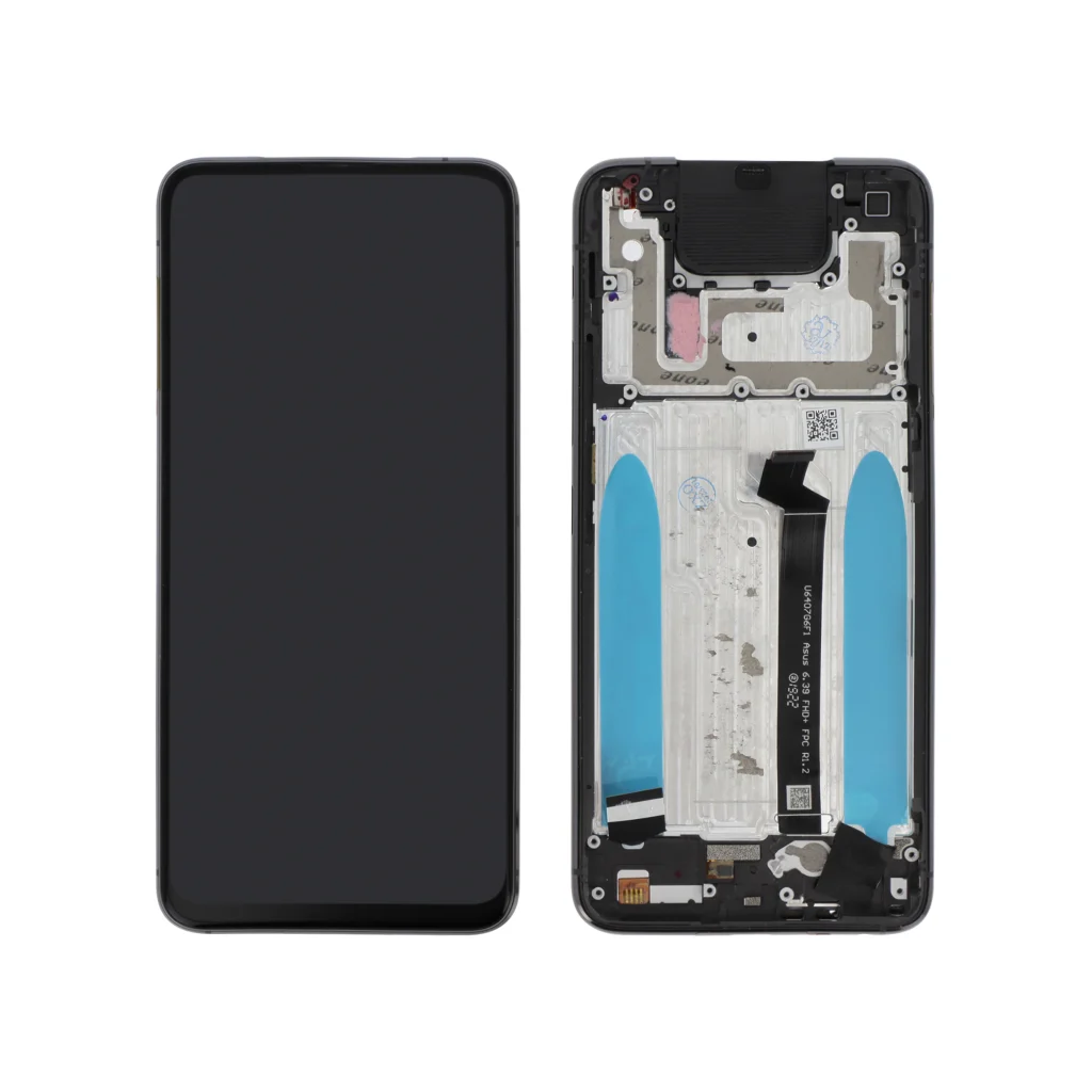 Ecrã Display completo Preto para Asus ZenFone 6 ZS630KL (Com Frame)