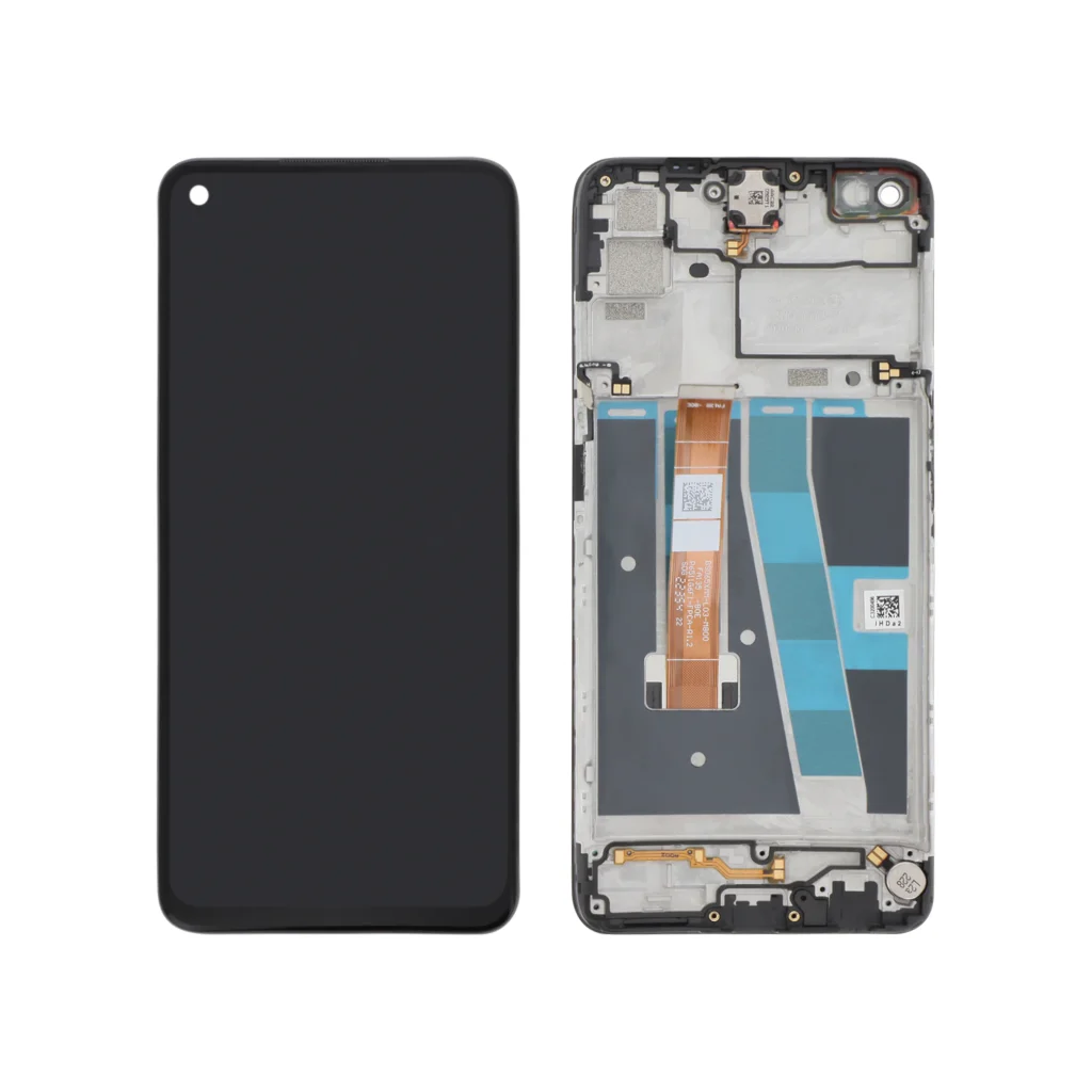 Ecrã Display completo preto para Oppo A72/A92 (SERVICE PACK)