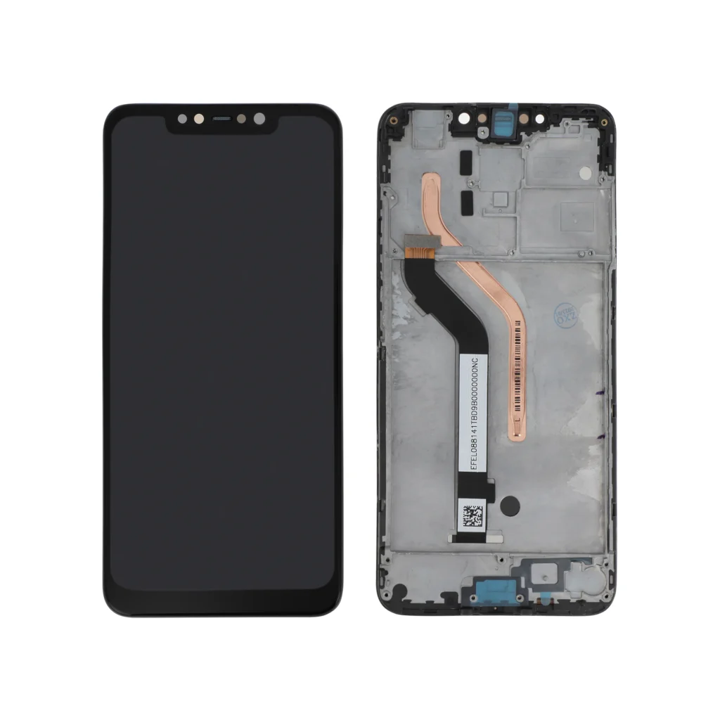 Ecrã Display completo Preto para Xiaomi Poco F1 (Com Frame)