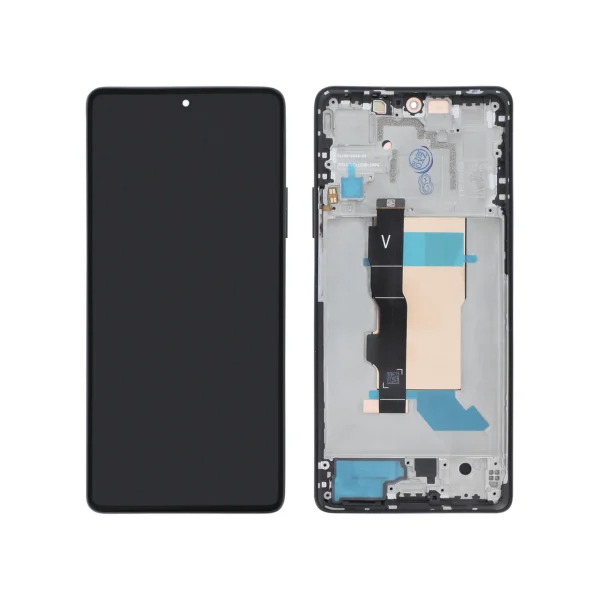 Ecrã Display completo Preto para Xiaomi Poco F5 (Com Frame) - OEM ReLife