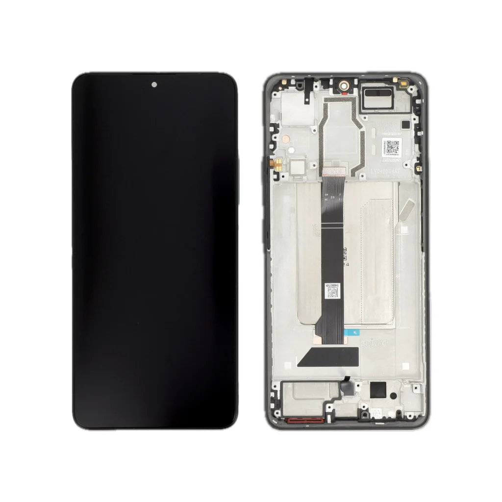 Ecrã Display completo preto para Xiaomi Poco F6 (SERVICE PACK)