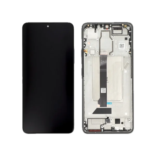 Ecrã Display completo preto para Xiaomi Poco F6 (SERVICE PACK)