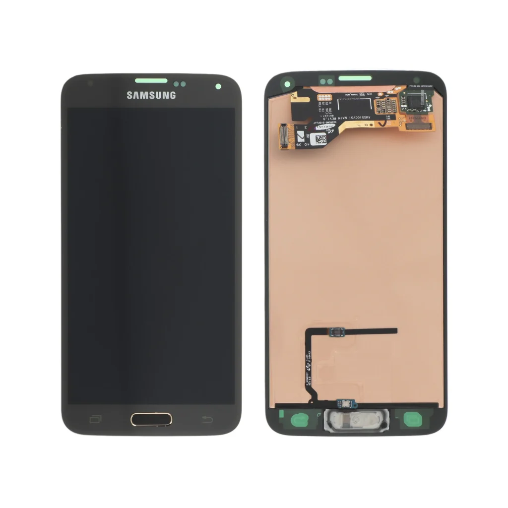 Ecrã Display Dourado para Samsung Galaxy S5 (G900F/G901F) (SERVICE PACK)