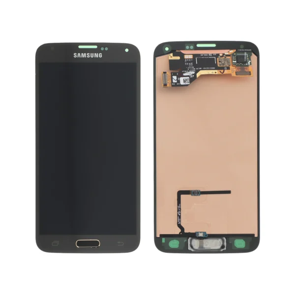 Ecrã Display Dourado para Samsung Galaxy S5 (G900F/G901F) (SERVICE PACK)