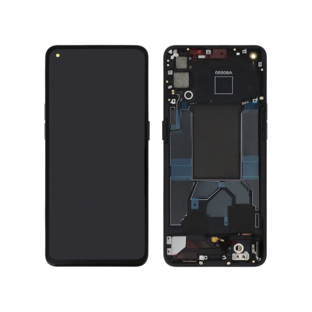 Ecrã Display OLED Preto para Oppo Reno6 5G (Com Frame)