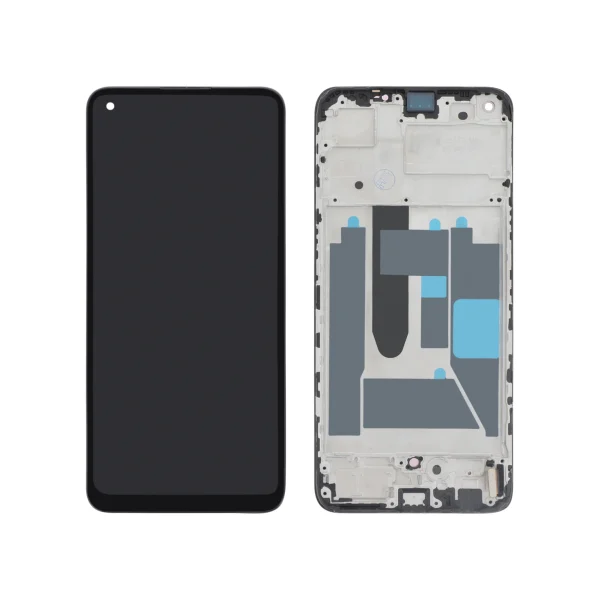 Ecrã Display OLED Preto para Realme 9 4G (Com Frame)