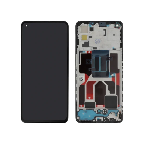 Ecrã Display para Oppo Find X3 Lite Preto (Com Frame) - OEM ReLife