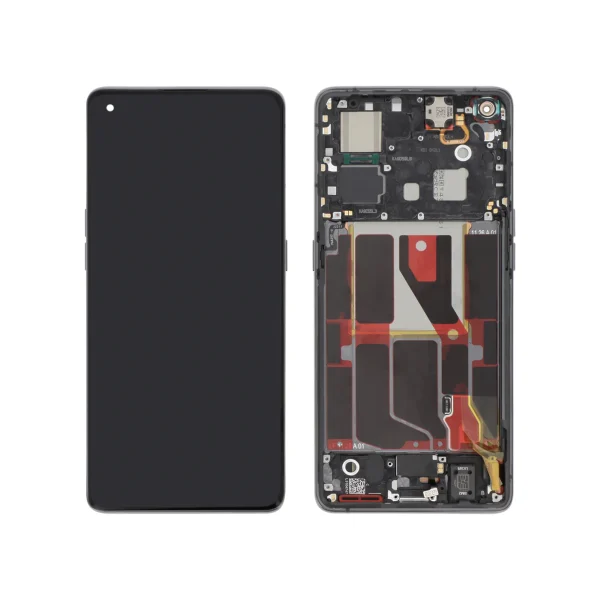 Ecrã Display para Oppo Find X5 Preto (SERVICE PACK)
