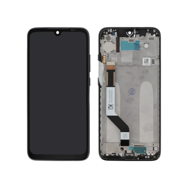 Ecrã Display para Xiaomi Redmi Note 7 - Preto (Com Frame)