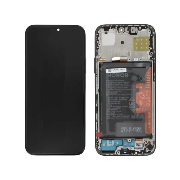 Ecrã Display Preto Meia-noite para Honor 200 Lite (Bateria Integrada) (SERVICE PACK)
