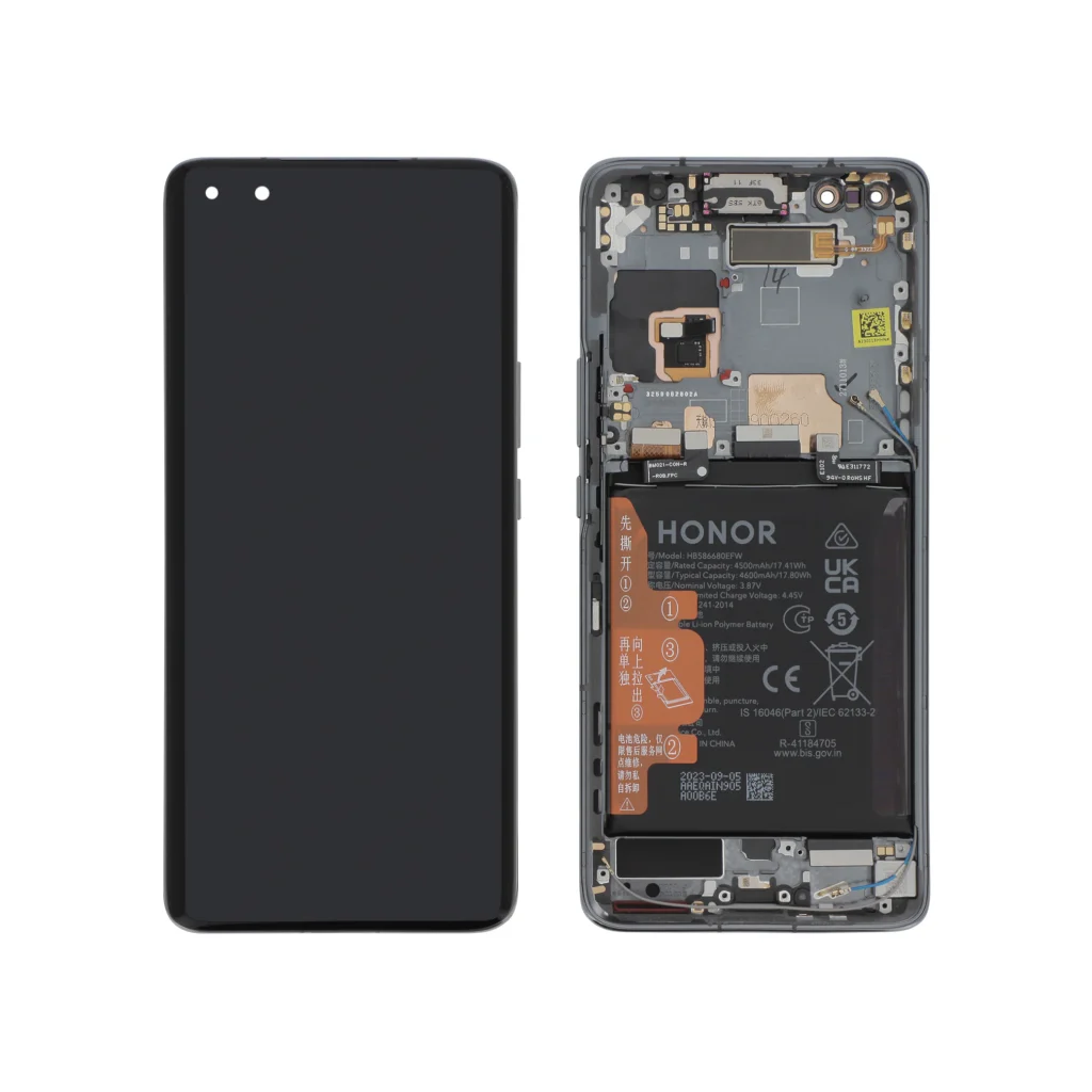 Ecrã Display Preto para Honor Magic 4 Pro (SERVICE PACK)
