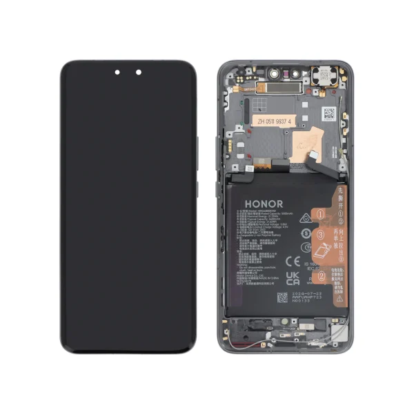 Ecrã Display Preto para Honor Magic 6 Pro (Bateria Integrada) (SERVICE PACK)