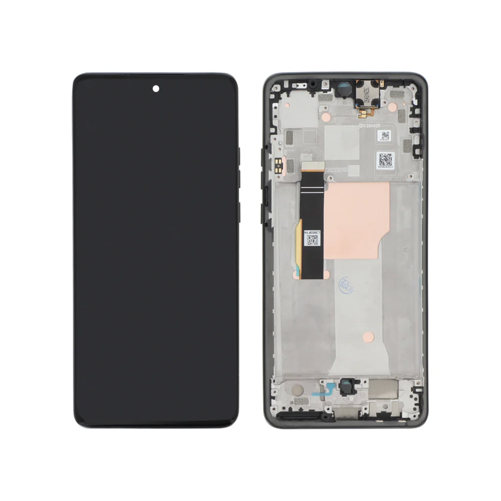Ecrã Display Preto para Motorola Edge 40 Neo (Com Frame) - OEM ReLife