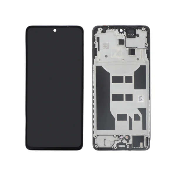 Ecrã Display preto para Oppo Reno 12F 4G/5G OLED (Com Frame)