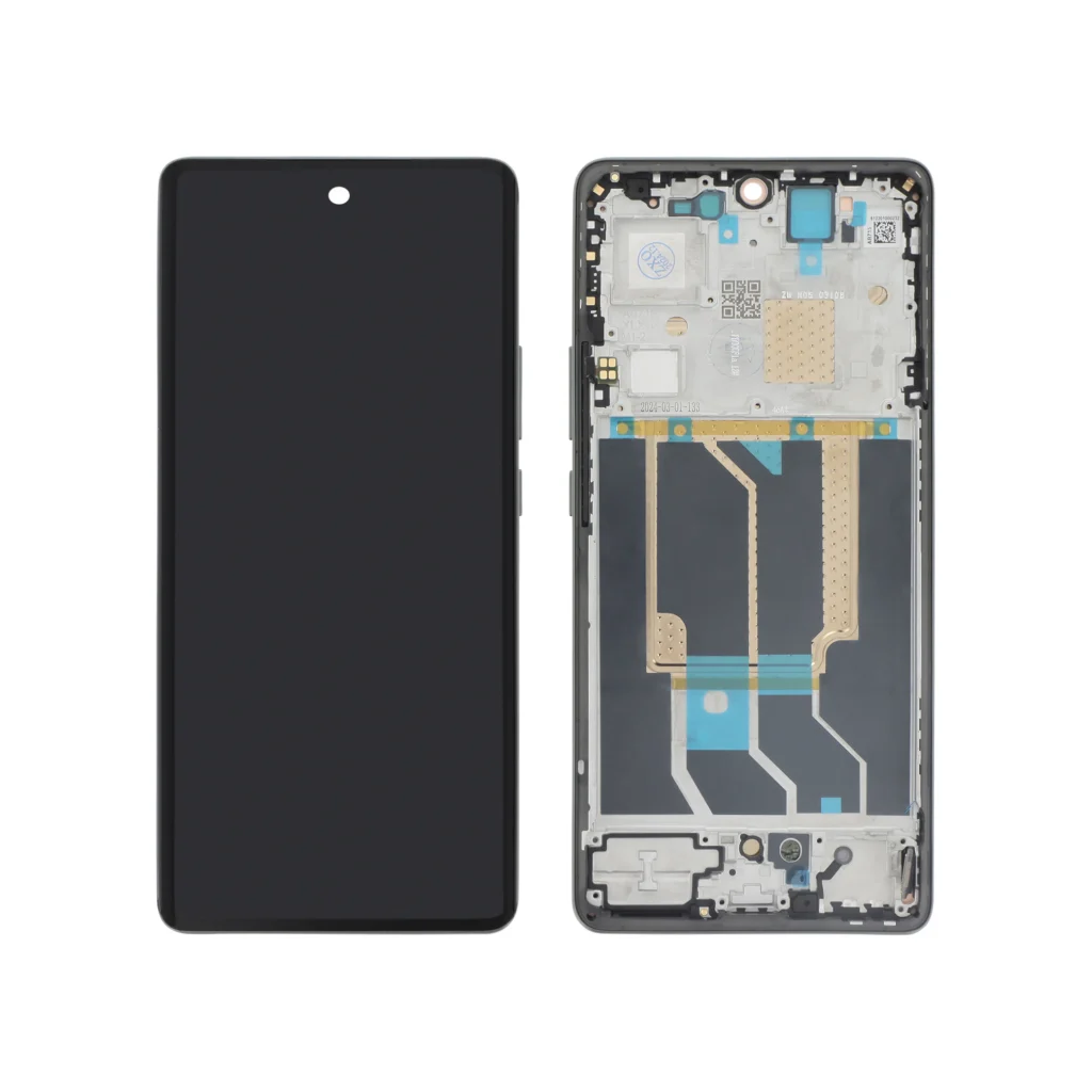 Ecrã Display Preto para Realme GT 6/GT 6T (Com Frame) - OEM ReLife