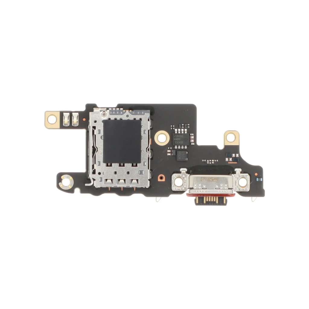Flex do Conector de Carga + Leitor SIM para Xiaomi Poco X7 Pro (SERVICE PACK)