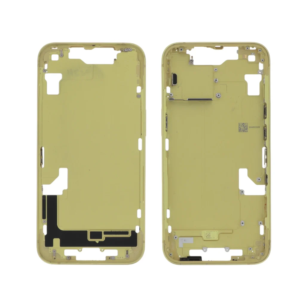 Frame Central Amarelo para iPhone 14 Retirado (Grade A)