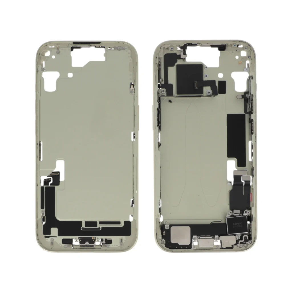 Frame Central Amarelo para iPhone 15 (com Components) Retirado (Grade A)