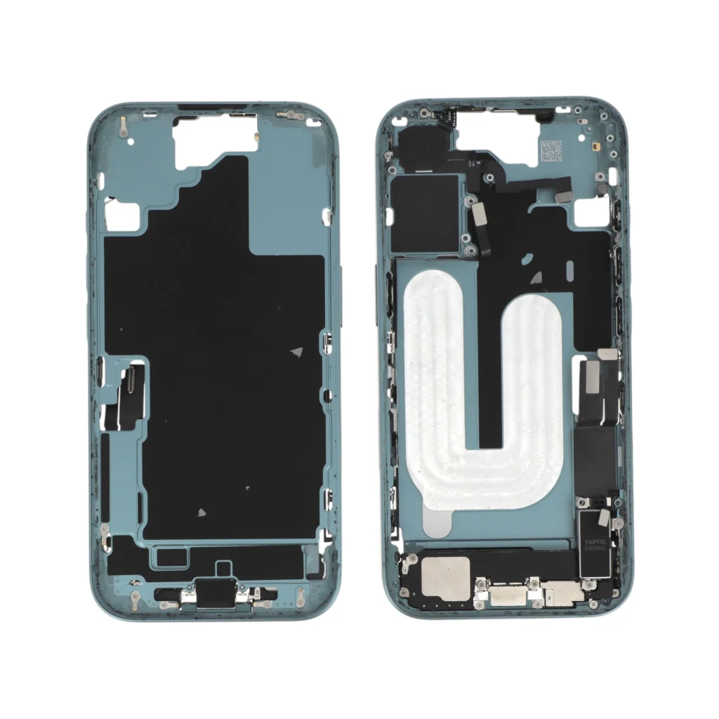 Frame Central Azul-petróleo para iPhone 16 (com Components) Retirado (Grade A)