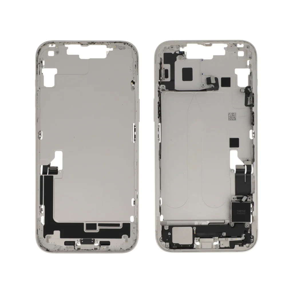 Frame Central Branco Estelar para iPhone 14 Plus Retirado (Grade A)