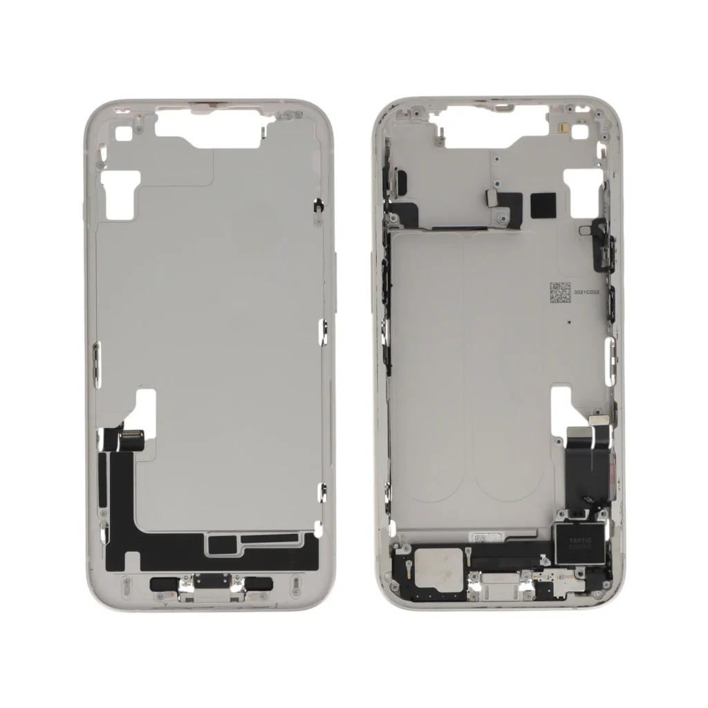 Frame Central Branco Estelar para iPhone 14 Retirado (Grade A)