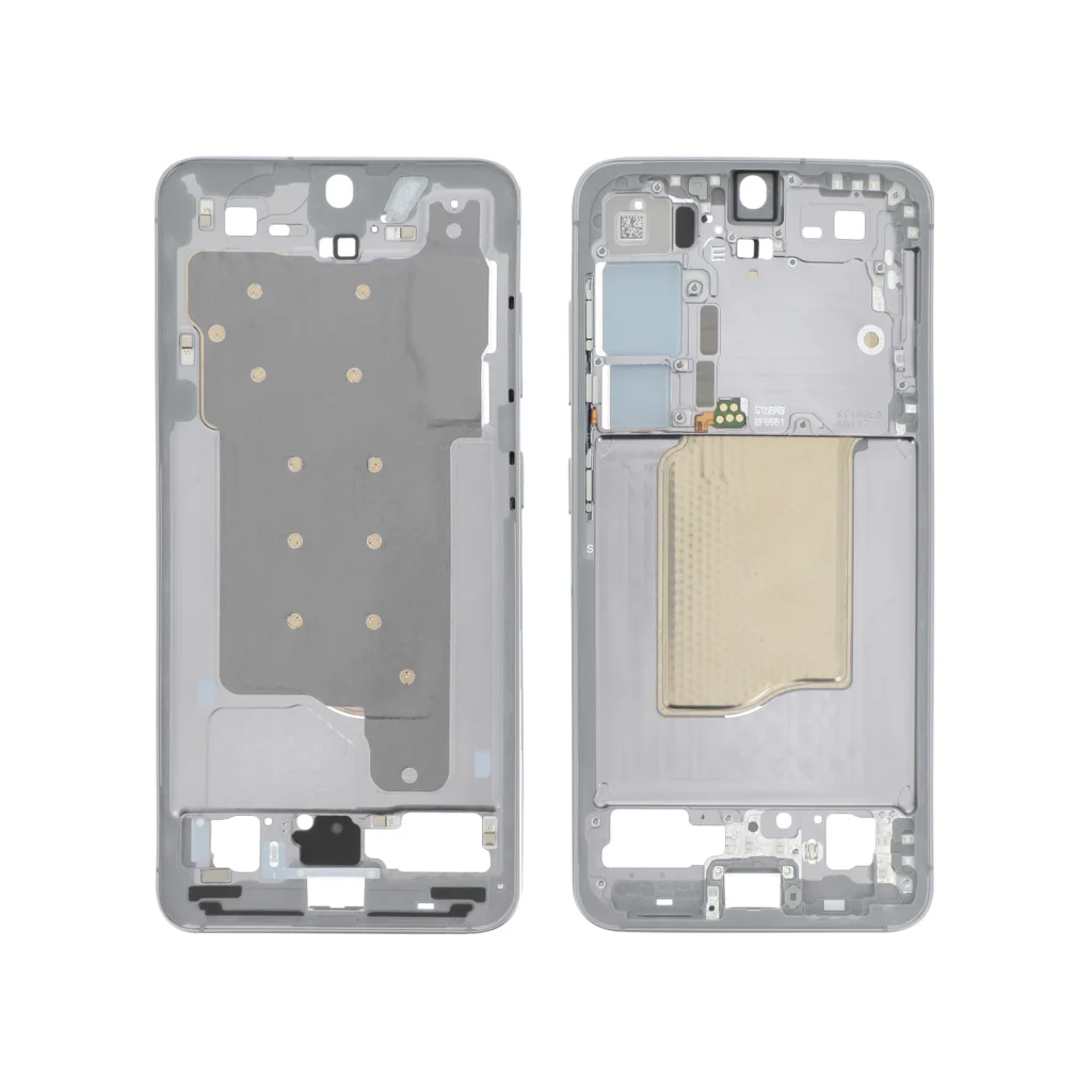 Frame Central Cinzento para Samsung Galaxy S25 (S931B) (SERVICE PACK)