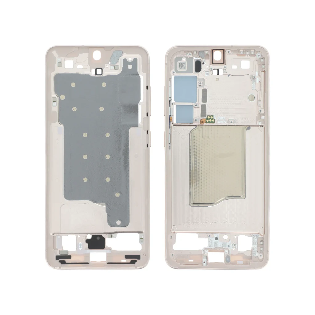 Frame Central Ouro Rosa para Samsung Galaxy S25 (S931B) (SERVICE PACK)