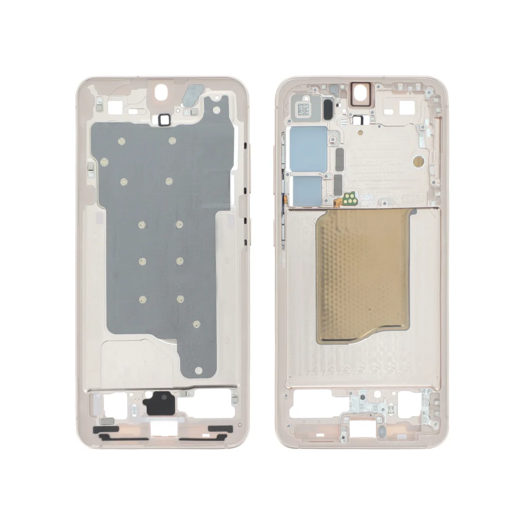Frame Central Ouro Rosa para Samsung Galaxy S25 (S931B) (SERVICE PACK)