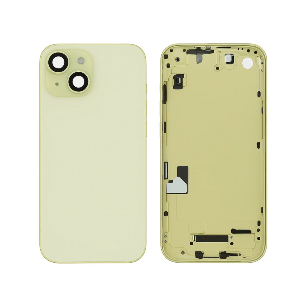 Frame Central para iPhone 15 (Amarelo)