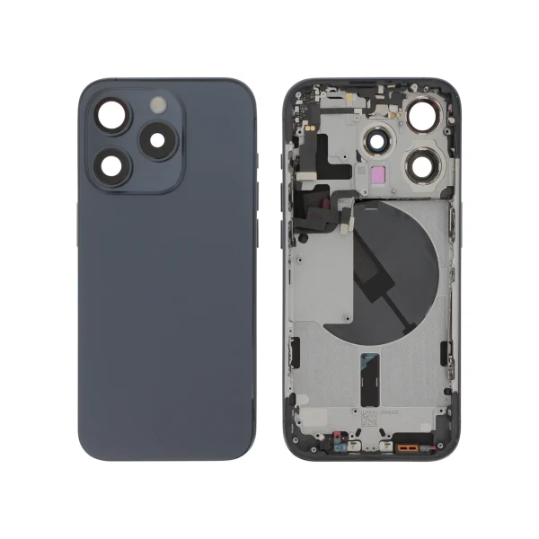 Frame Central para iPhone 15 Pro (Titânio Azul)