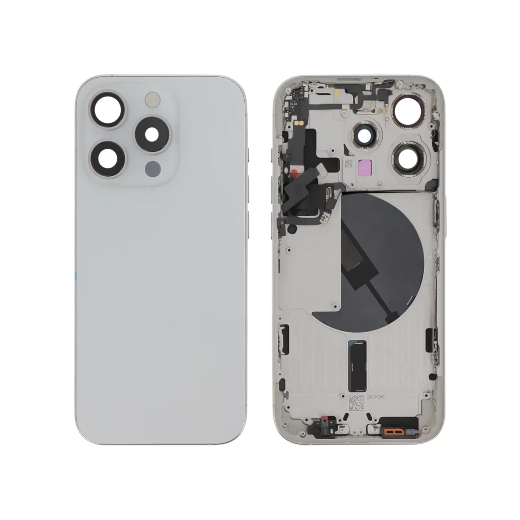 Frame Central para iPhone 15 Pro (Titânio Branco)