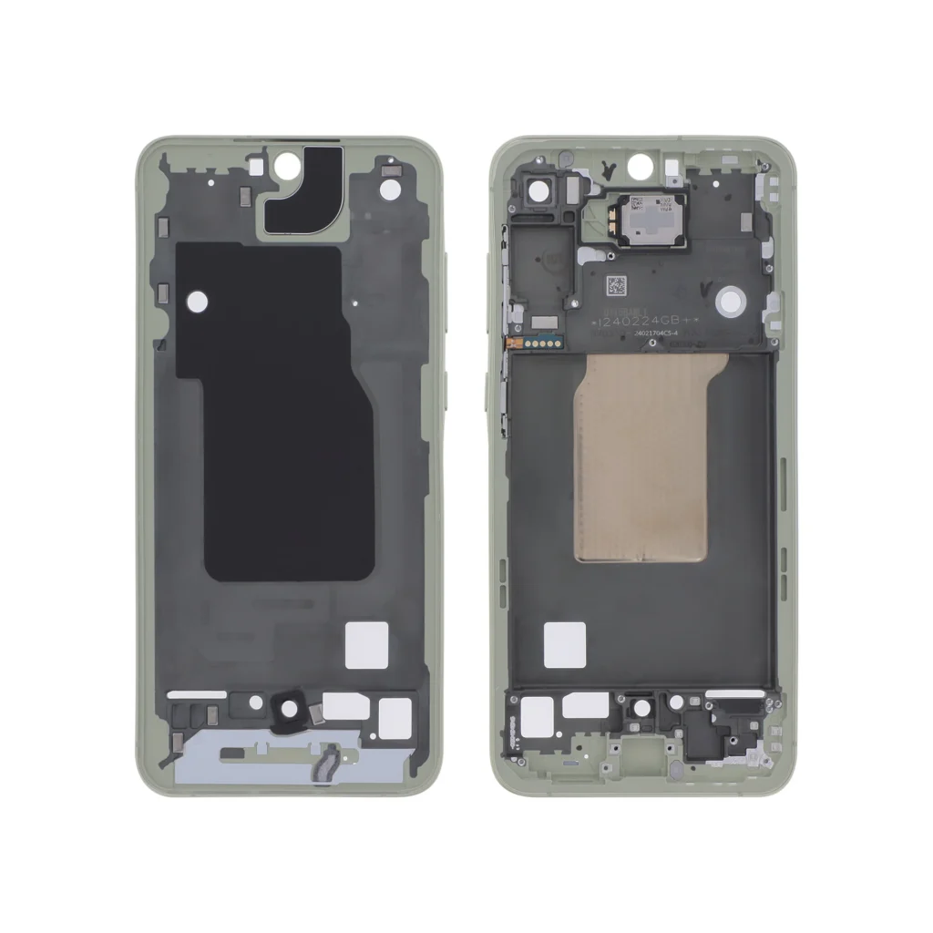 Frame Central para Samsung Galaxy A55 5G (A556B) Verde Lima (SERVICE PACK)