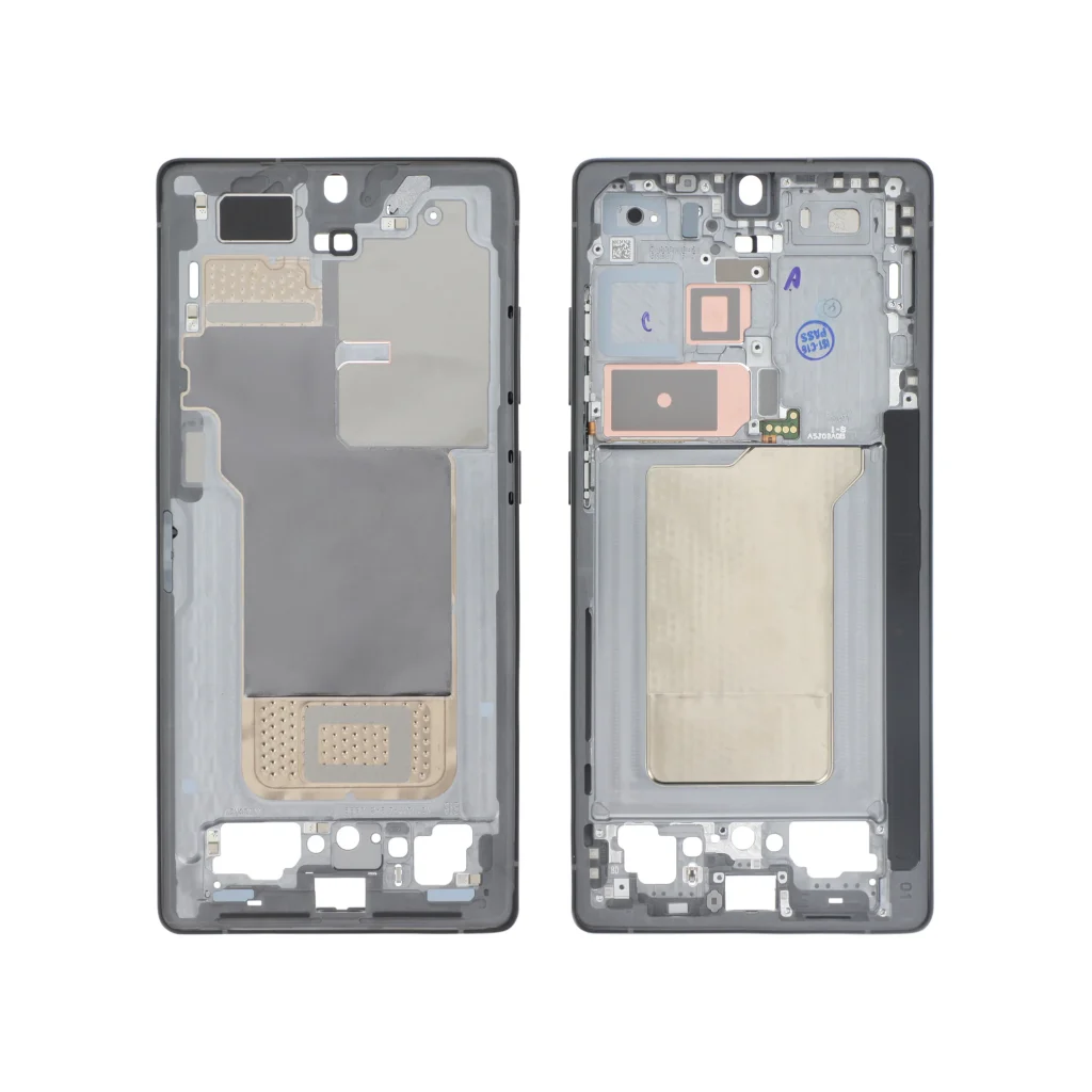 Frame Central para Samsung Galaxy S25 Ultra Absolute Titânio Preto (SERVICE PACK)