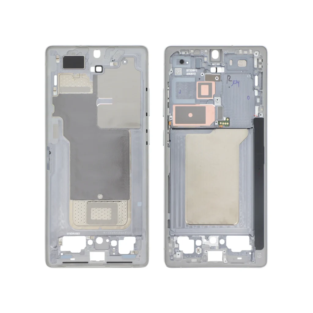 Frame Central para Samsung Galaxy S25 Ultra Titânio Azul (SERVICE PACK)