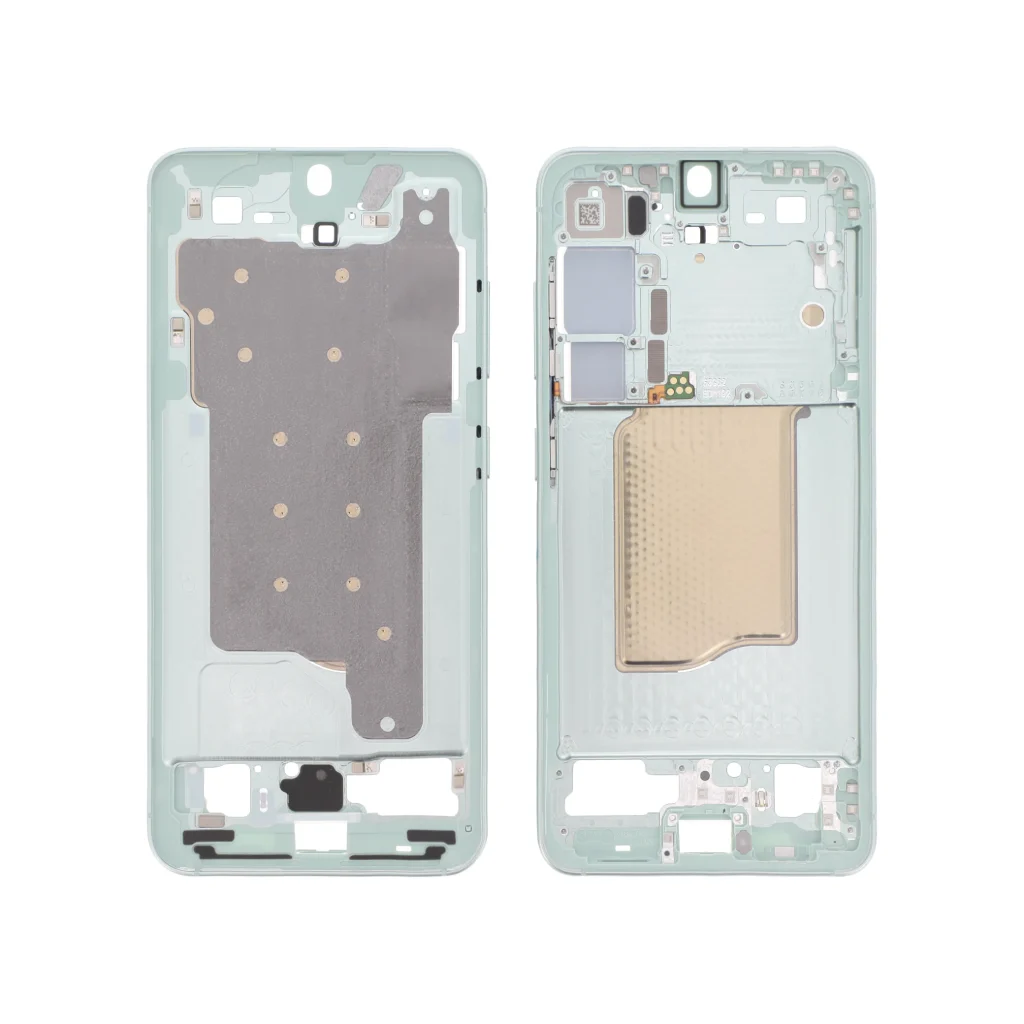 Frame Central para Samsung Galaxy S25 Verde Água (SERVICE PACK)