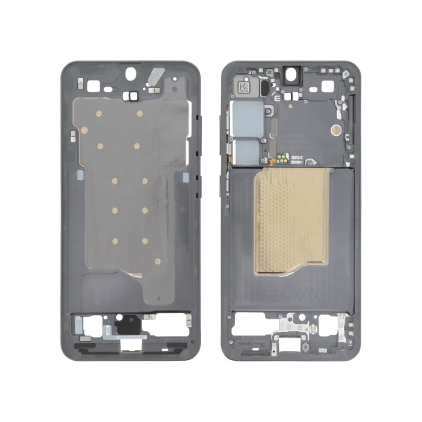 Frame Central Preto Absolute para Samsung Galaxy S25 (S931B) (SERVICE PACK)